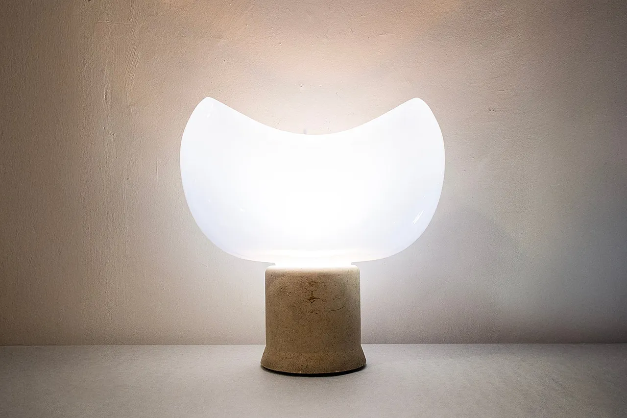 Lampada Aghia in vetro di Murano di Pamio e Toso per Leucos, anni '70 2