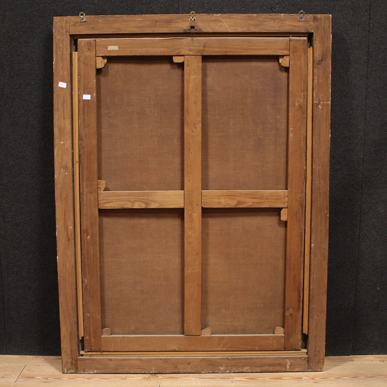 Dipinto italiano Mosè scaccia i pastori, '700 10