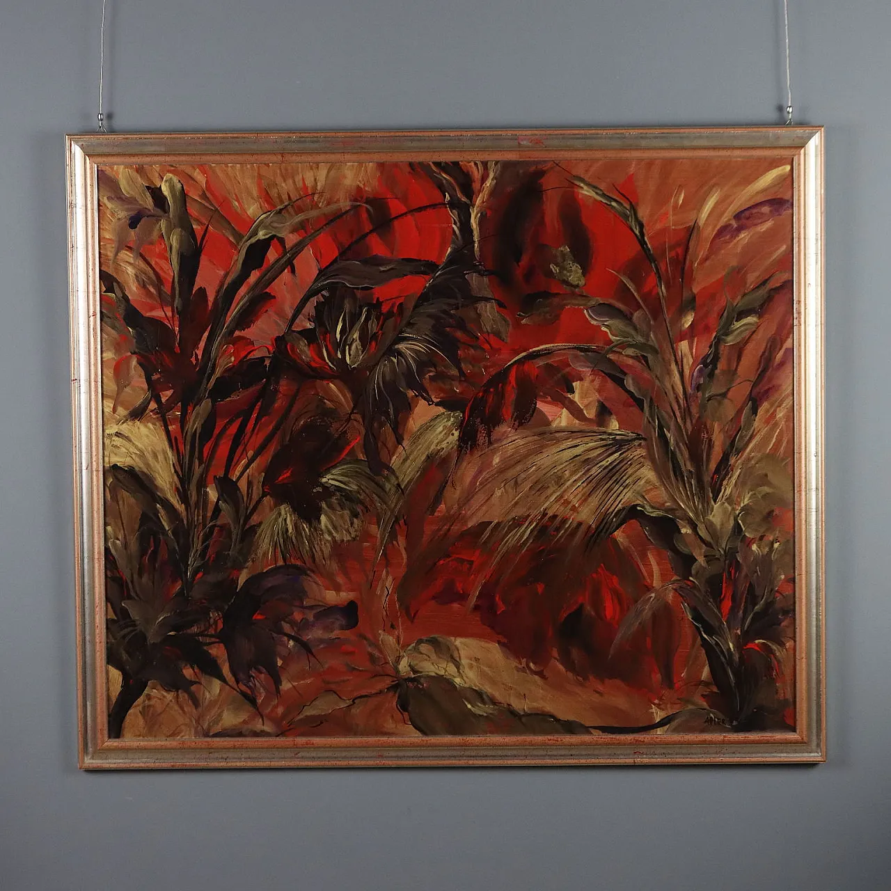 Annabel Adler, tecnica mista su tela con cornice, '900 1