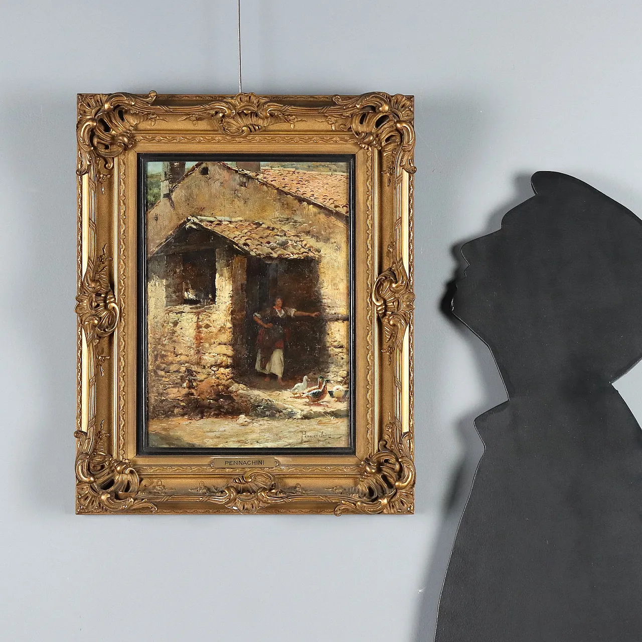 Domenico Pennacchini, olio su tavola, '800 2