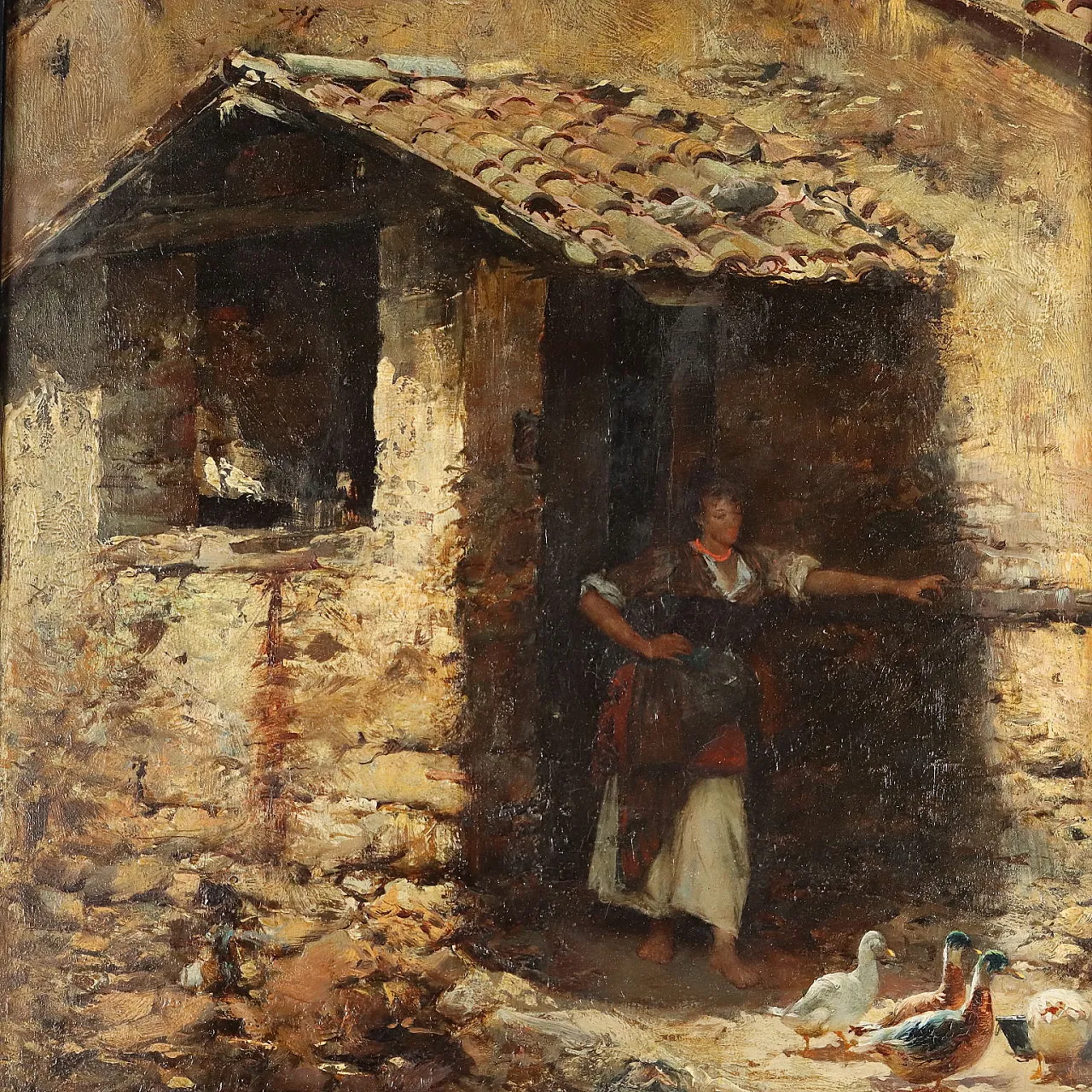 Domenico Pennacchini, olio su tavola, '800 3