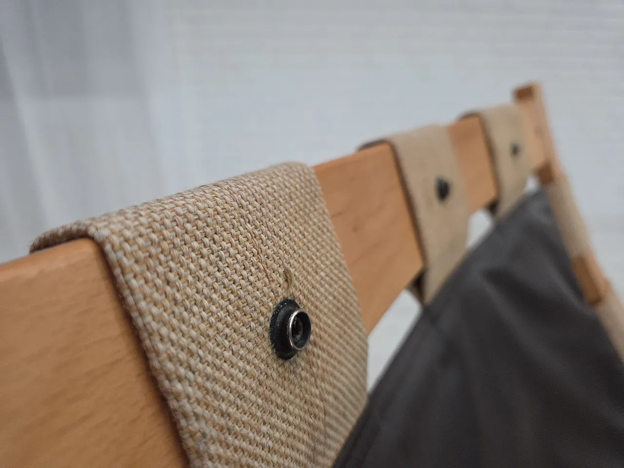 Norwegian armchair, model "Kengu", leather, 1970s 5