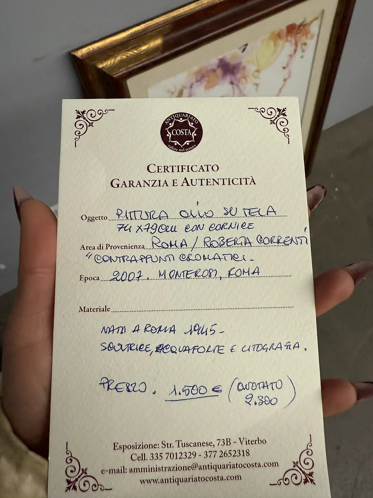 Olio su tela, Roberta Correnti, Contrapunti Cromatici, 2007 3