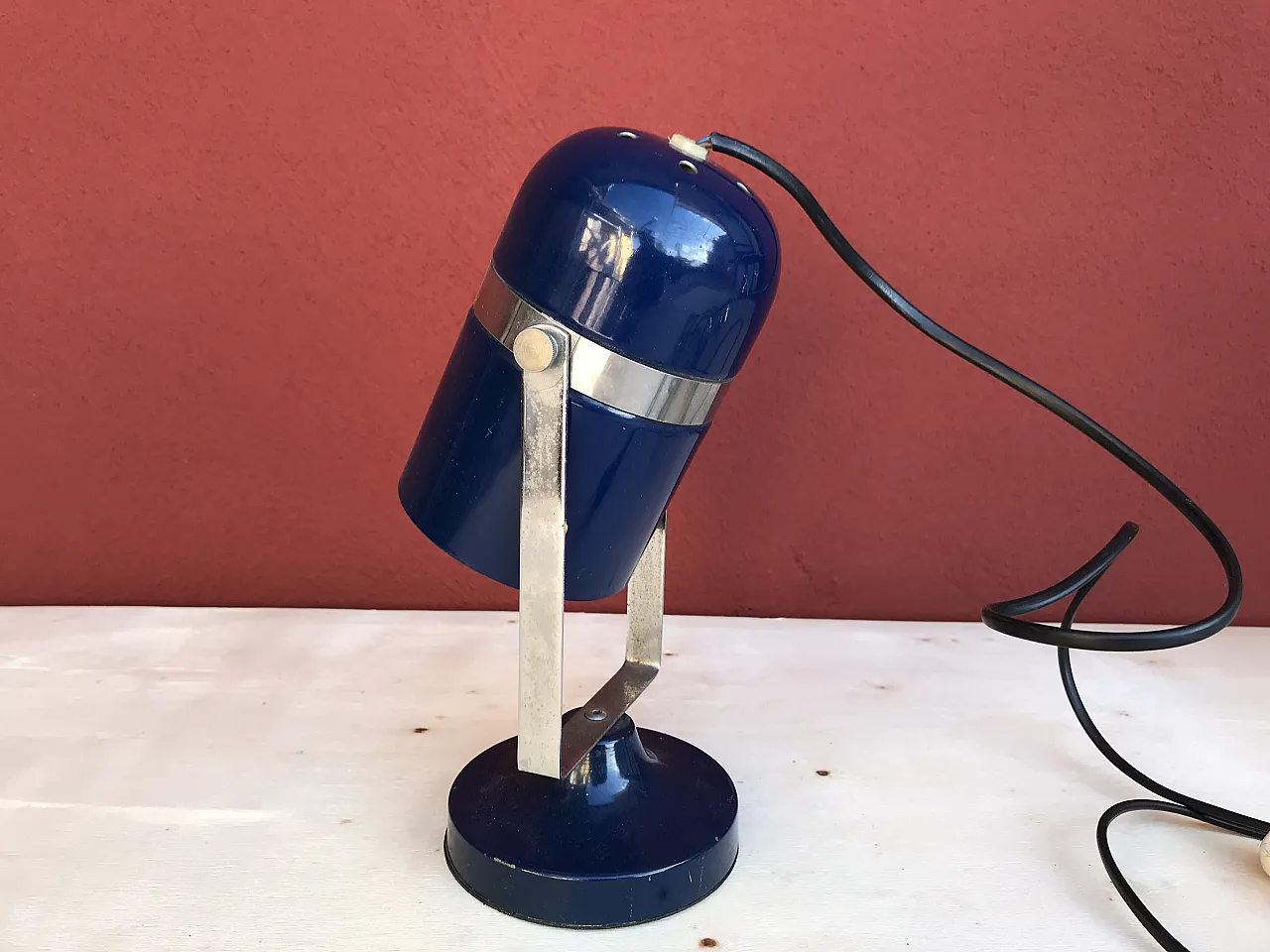 Lamp by Stanislav Indra blue, 70s 7