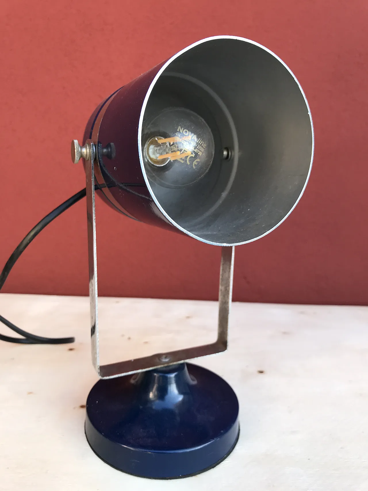 Lamp by Stanislav Indra blue, 70s 9