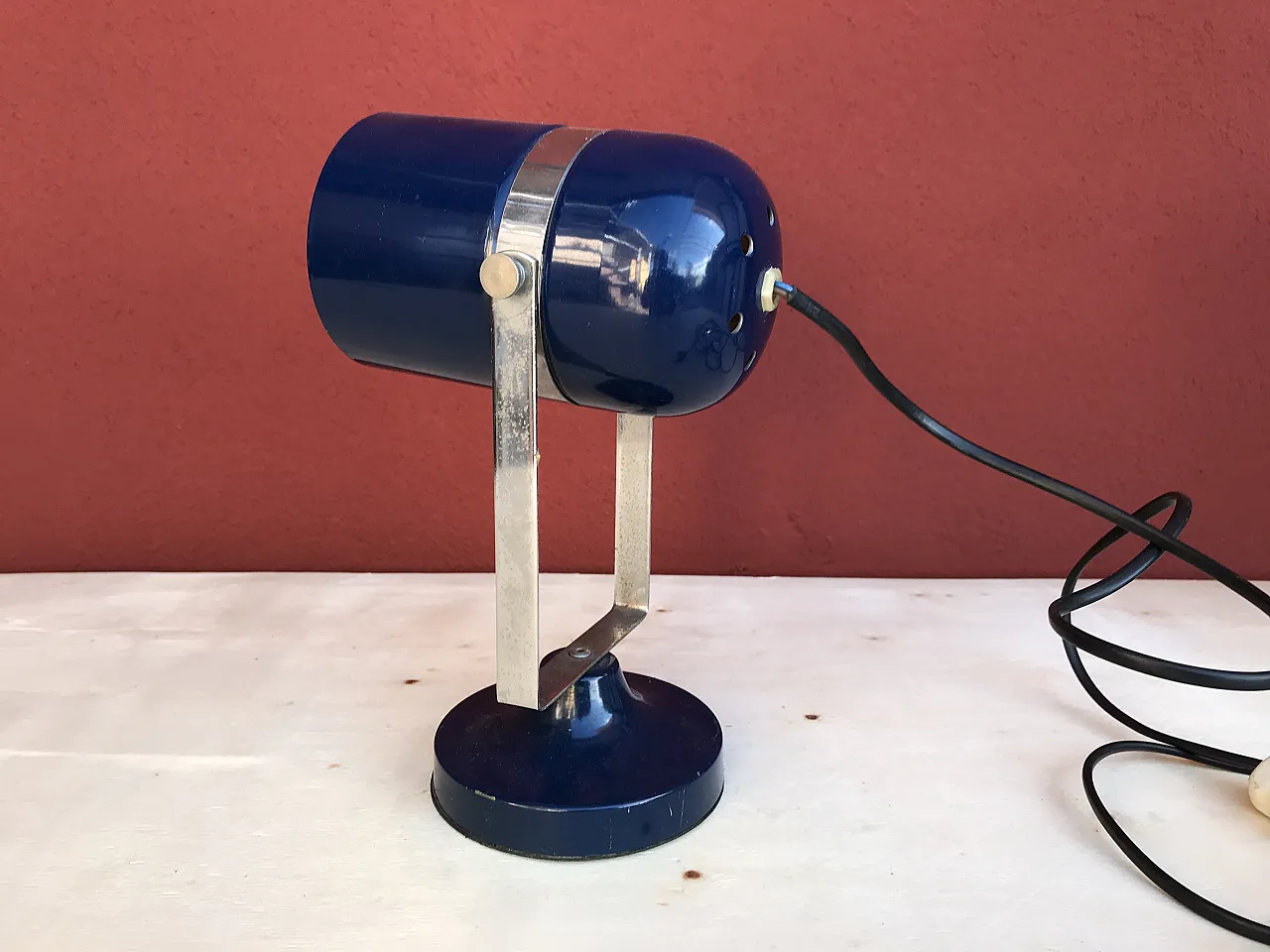 Lamp by Stanislav Indra blue, 70s 11