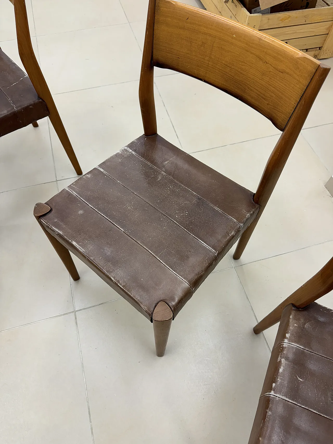 4 Chairs 77for J.L. By Niels Otto Mollers For Mobelfabrik Denmark 1960 12