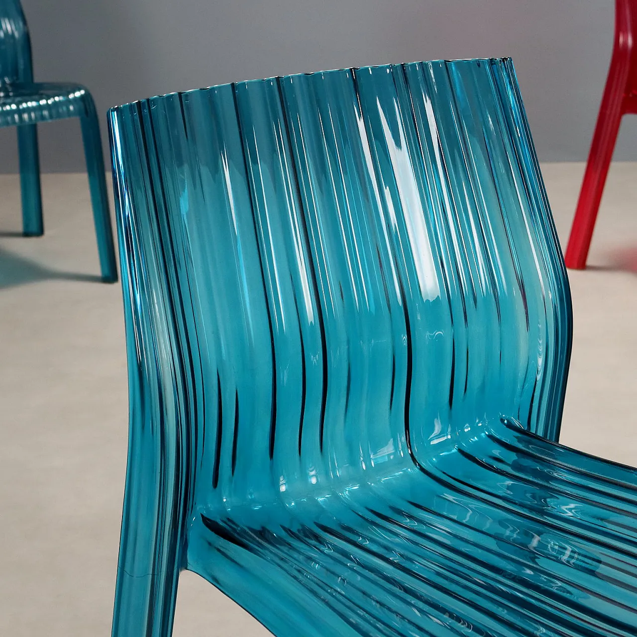 4 Sedie Kartell Frilly di Patricia Urquiola, anni 2000 4