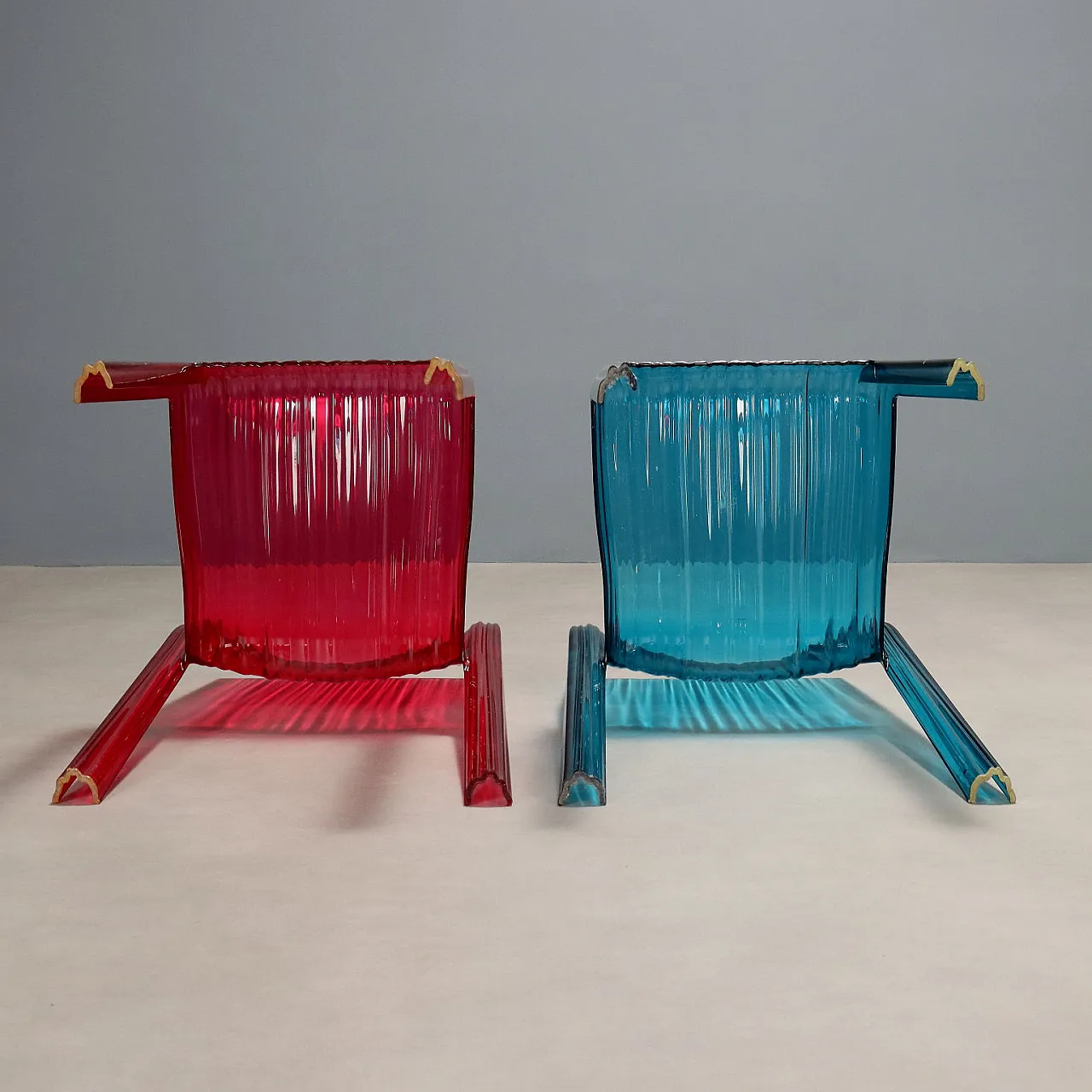 4 Sedie Kartell Frilly di Patricia Urquiola, anni 2000 10