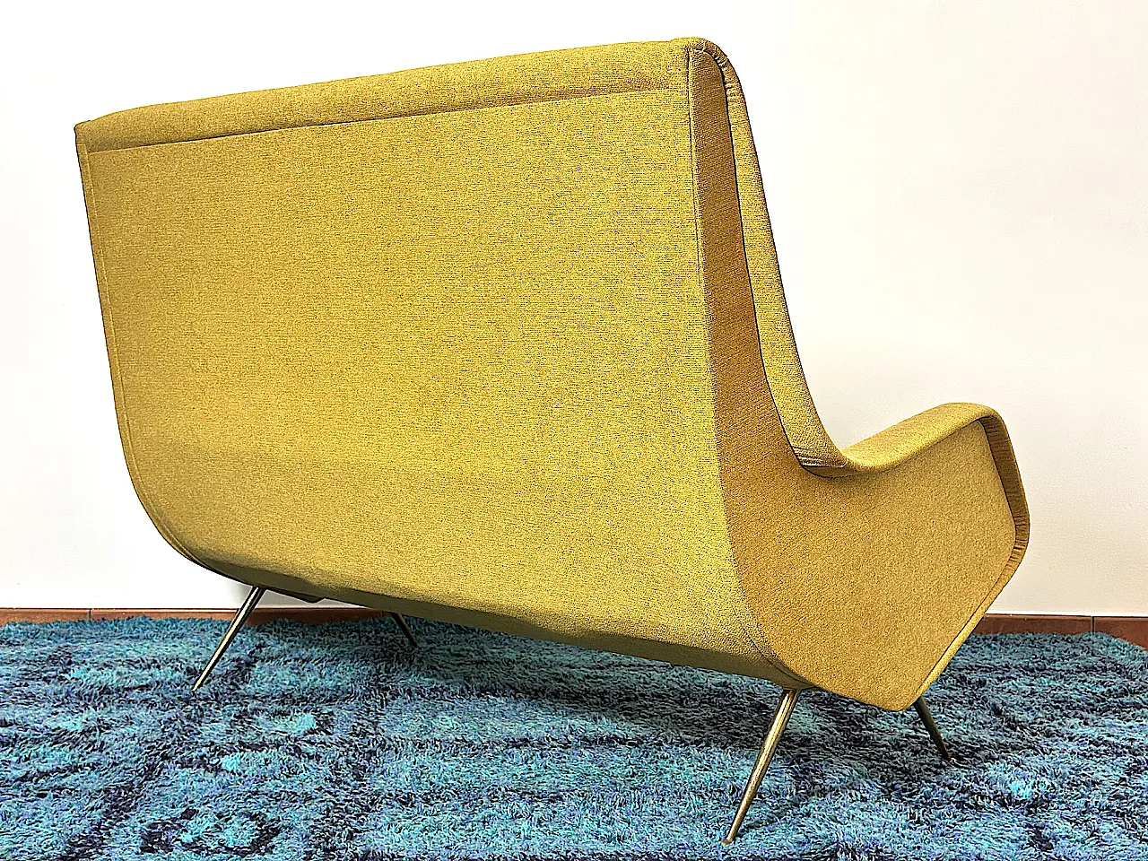 2 seater sofa by Aldo Morbelli for Isa Bergamo, 1950s 7