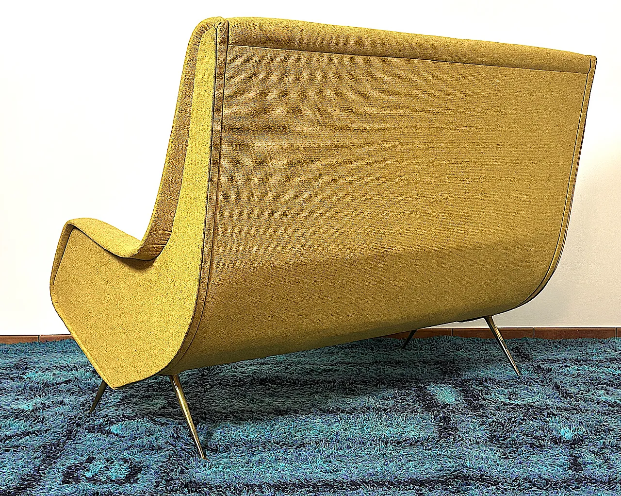 2 seater sofa by Aldo Morbelli for Isa Bergamo, 1950s 10