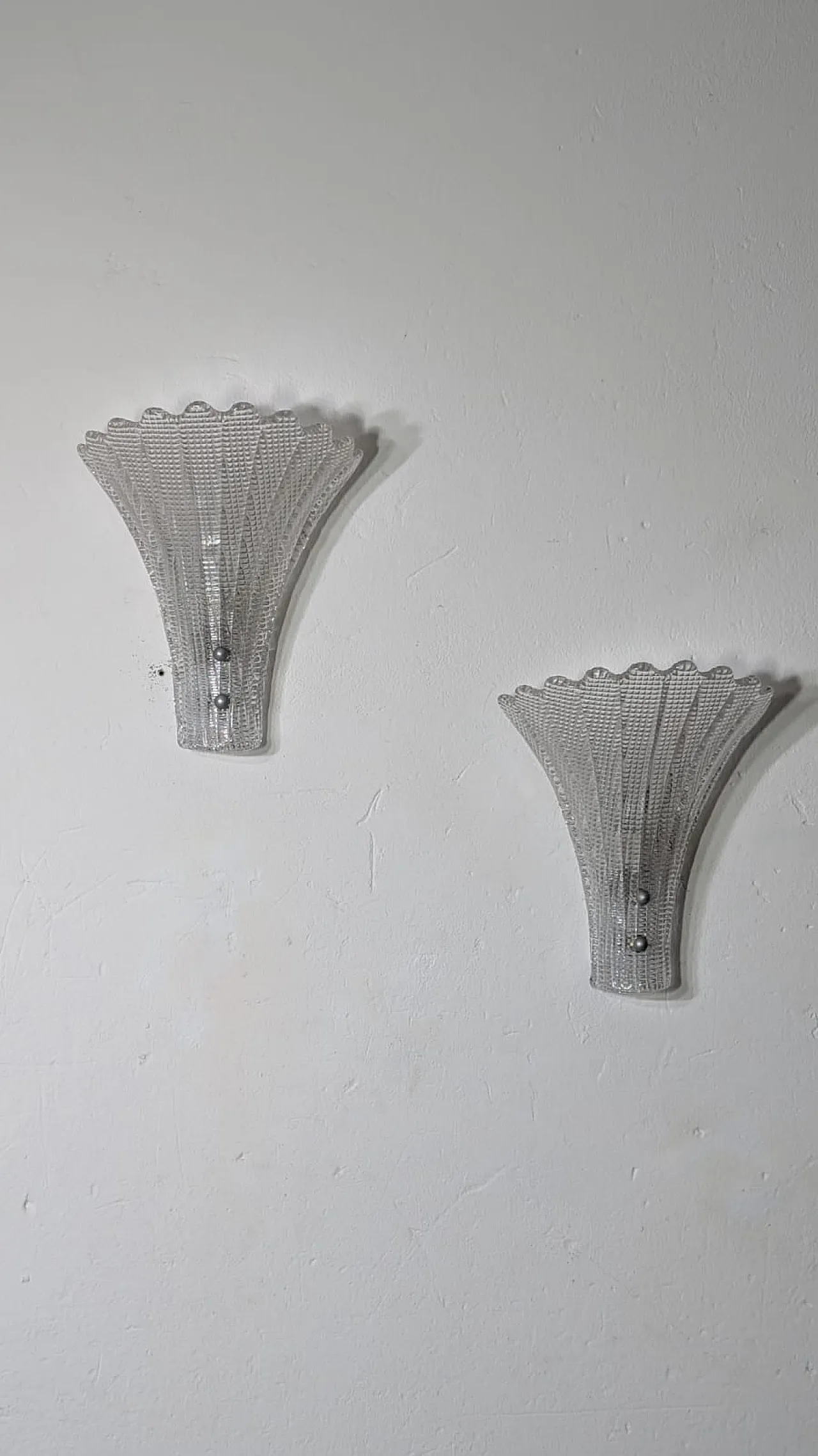 Murano Glass Wall Lamp by Barovier & Toso, 50s 3