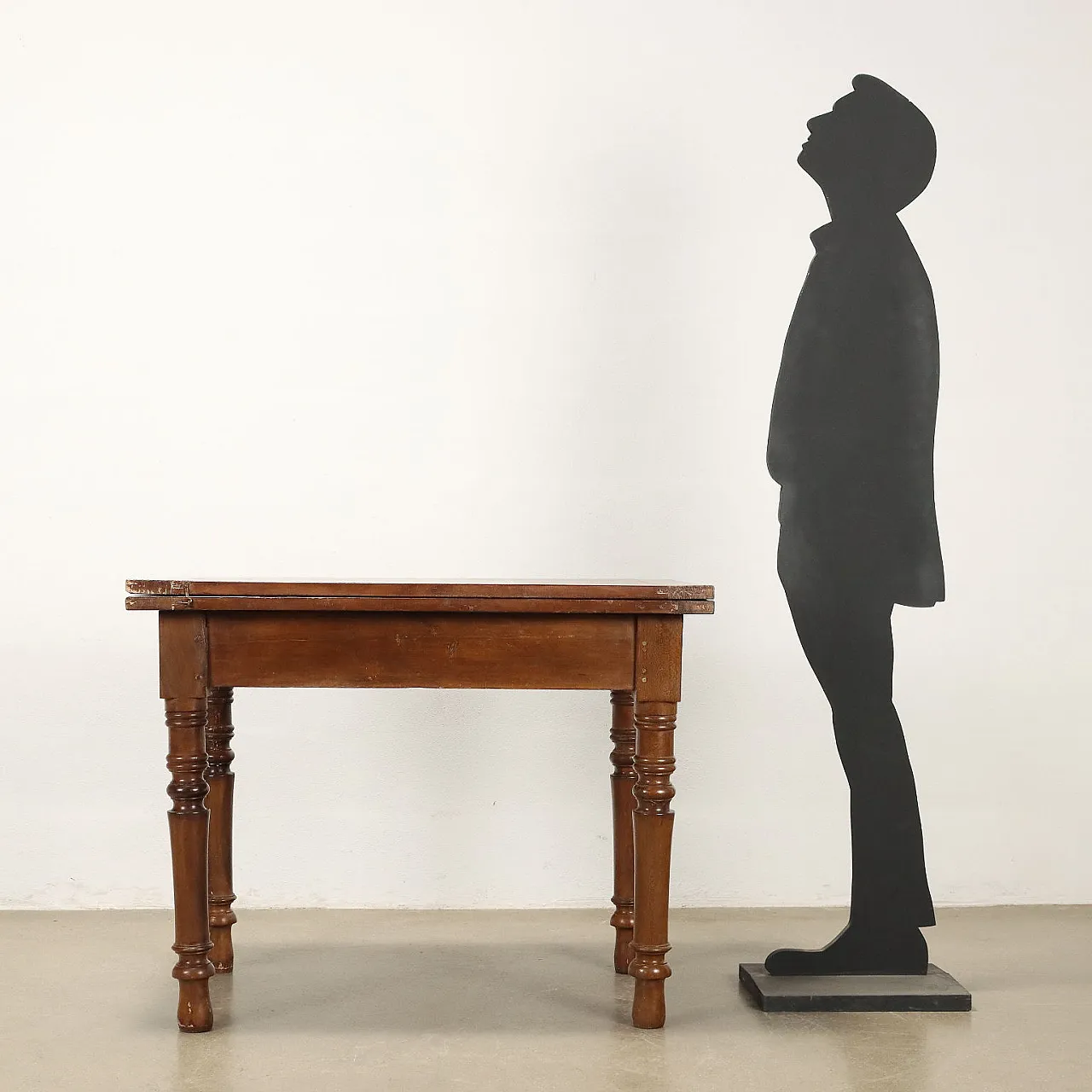 French wood flap table 2