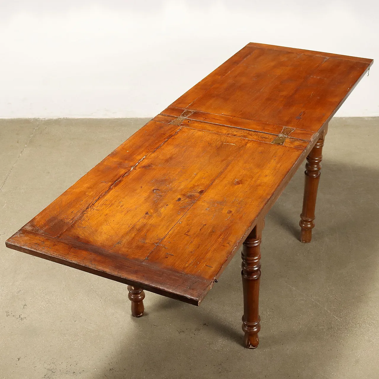 French wood flap table 3