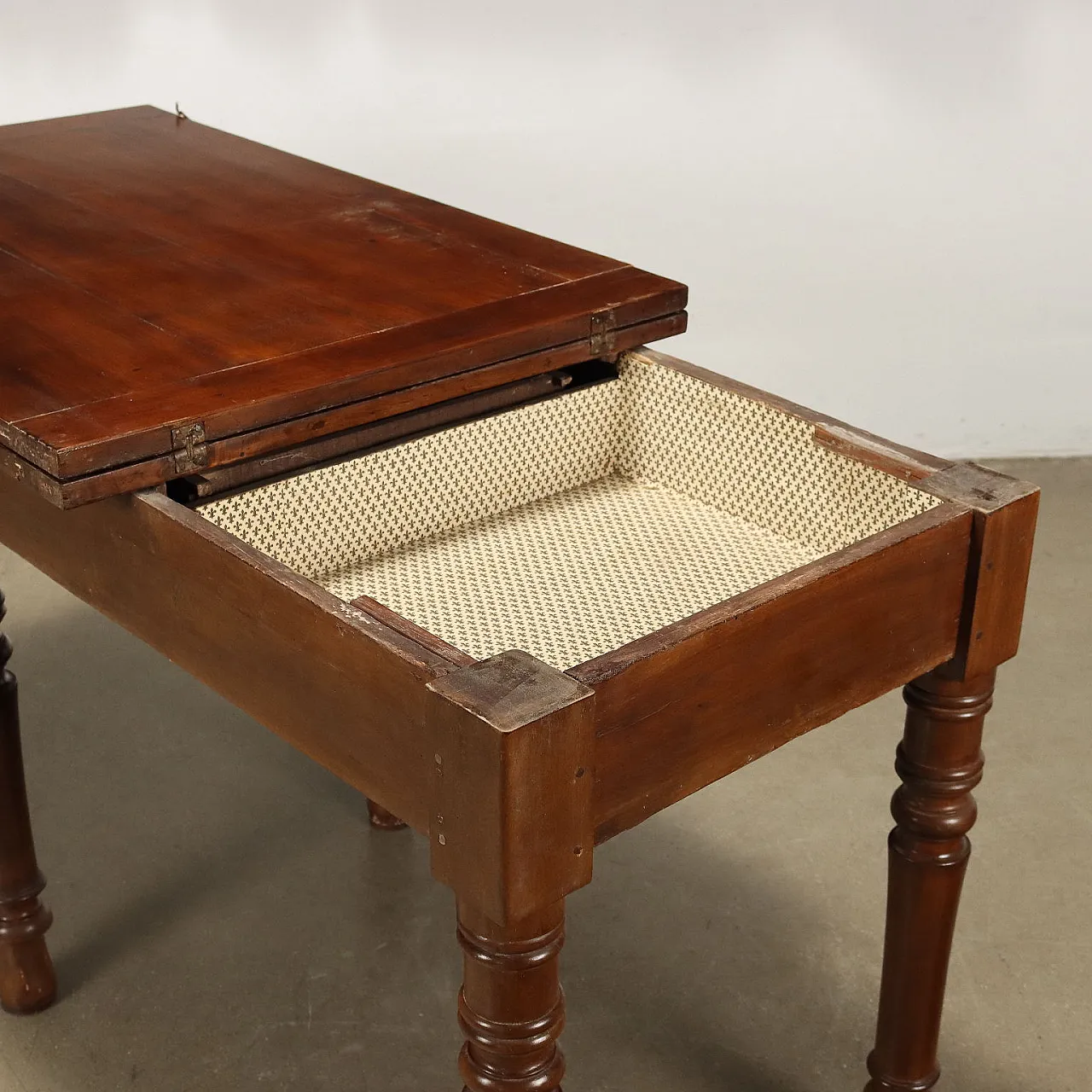 French wood flap table 6