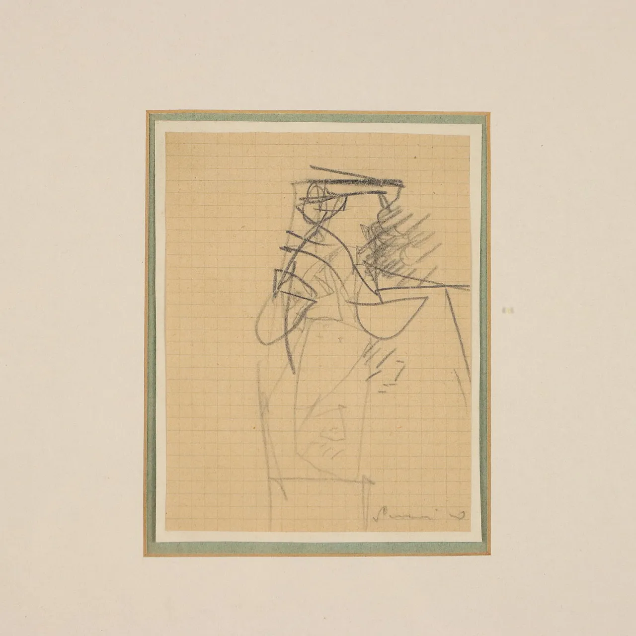 Disegno di Emilio Scanavino, anni '50 3