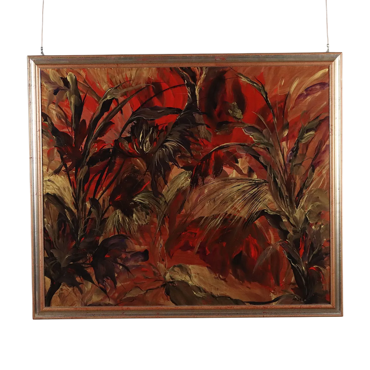 Annabel Adler, tecnica mista su tela con cornice, '900 11