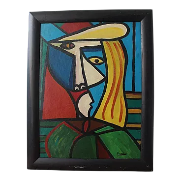 Donna nuda seduta di Pablo Picasso, litografia, '900