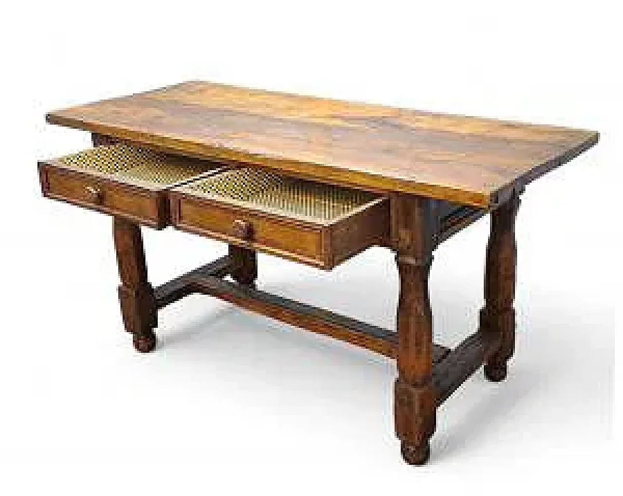 Solid walnut table, 17th century 3