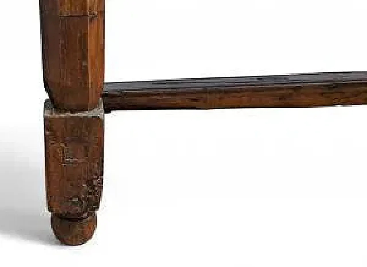 Solid walnut table, 17th century 6