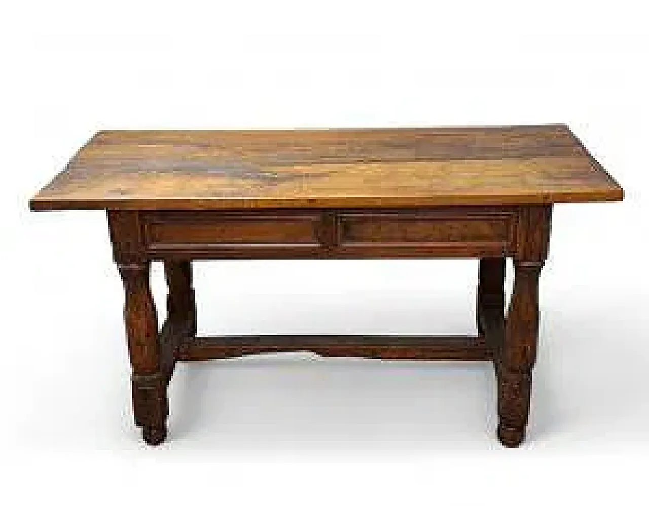 Solid walnut table, 17th century 9