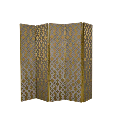 Paravento in stile Hollywood Regency, anni '70