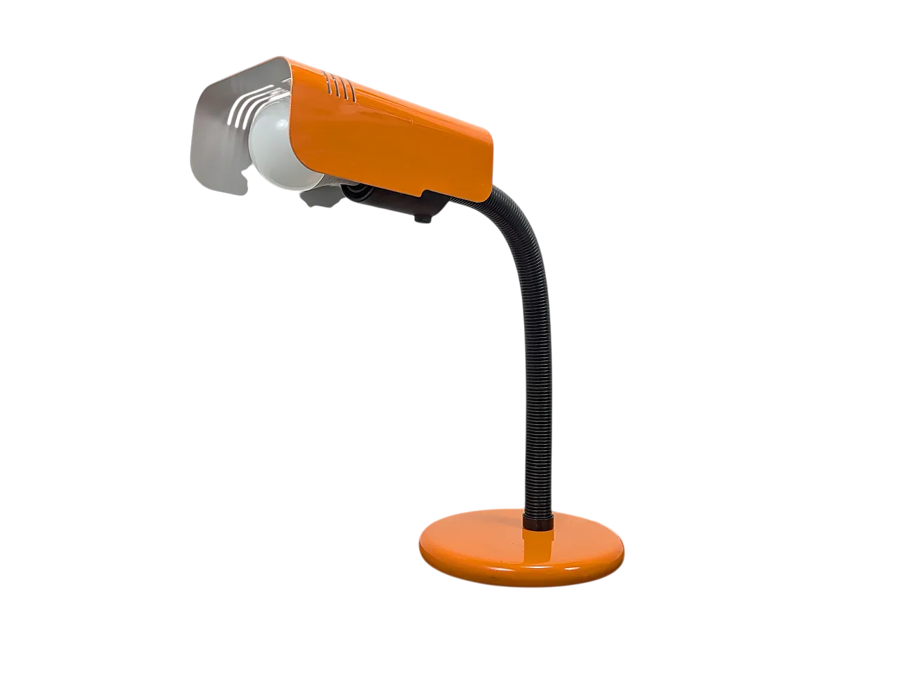 Table lamp by Targetti orange, 70s 7