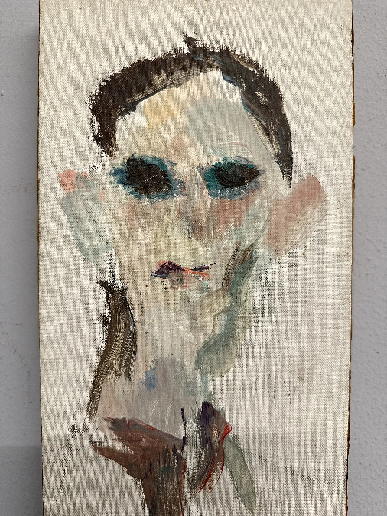 Ragazzo dipinto su tela di Ernesto Treccani. '900 4