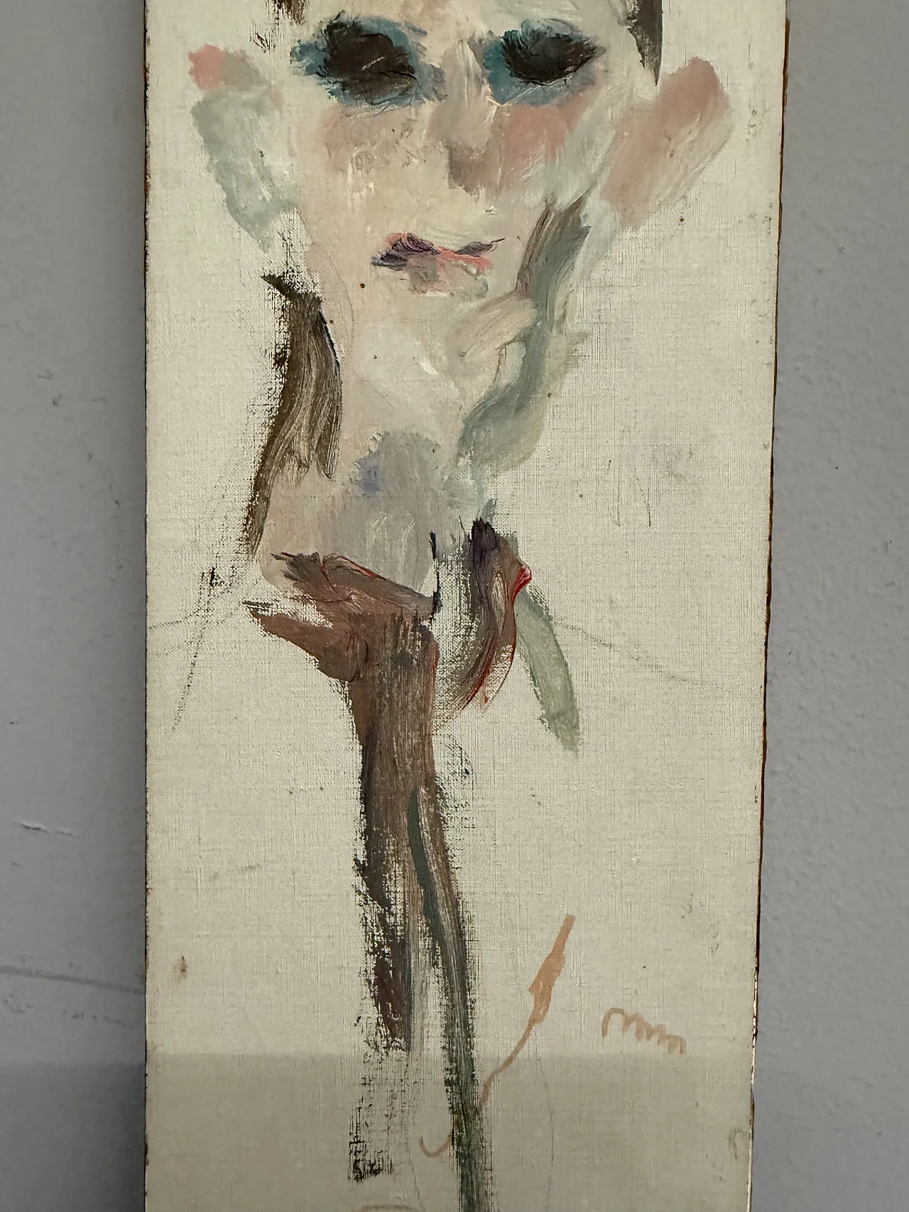 Ragazzo dipinto su tela di Ernesto Treccani. '900 5