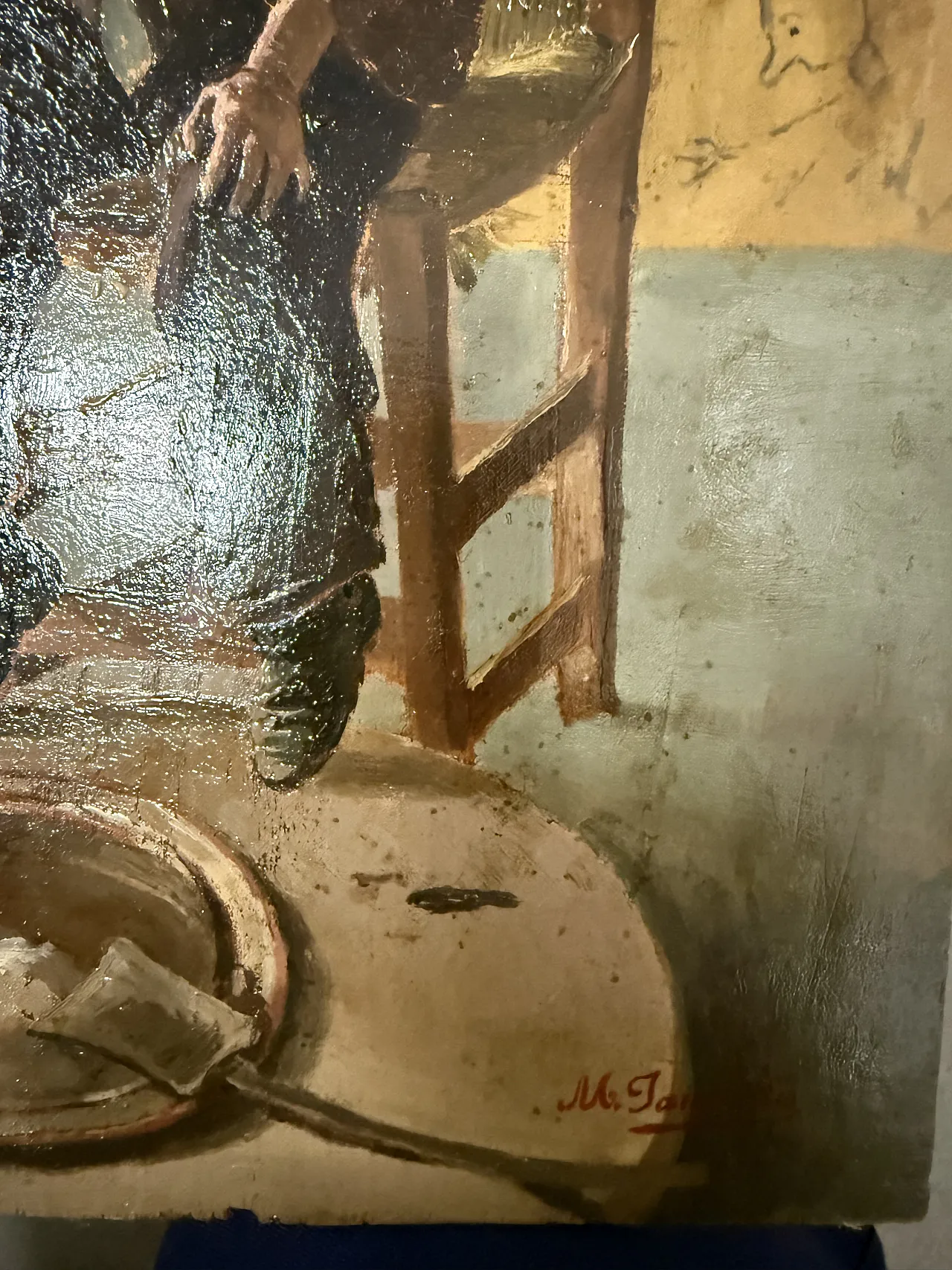 Olio su tavola '800, Bambino di Janotta Michele, '900 10