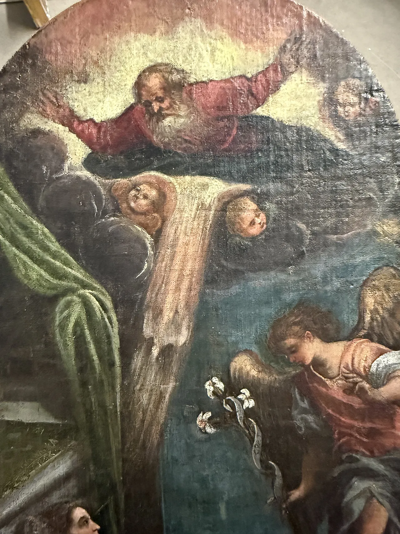 Sketch Announcement, for Altarpiece, oil on canvas, 17th century 6