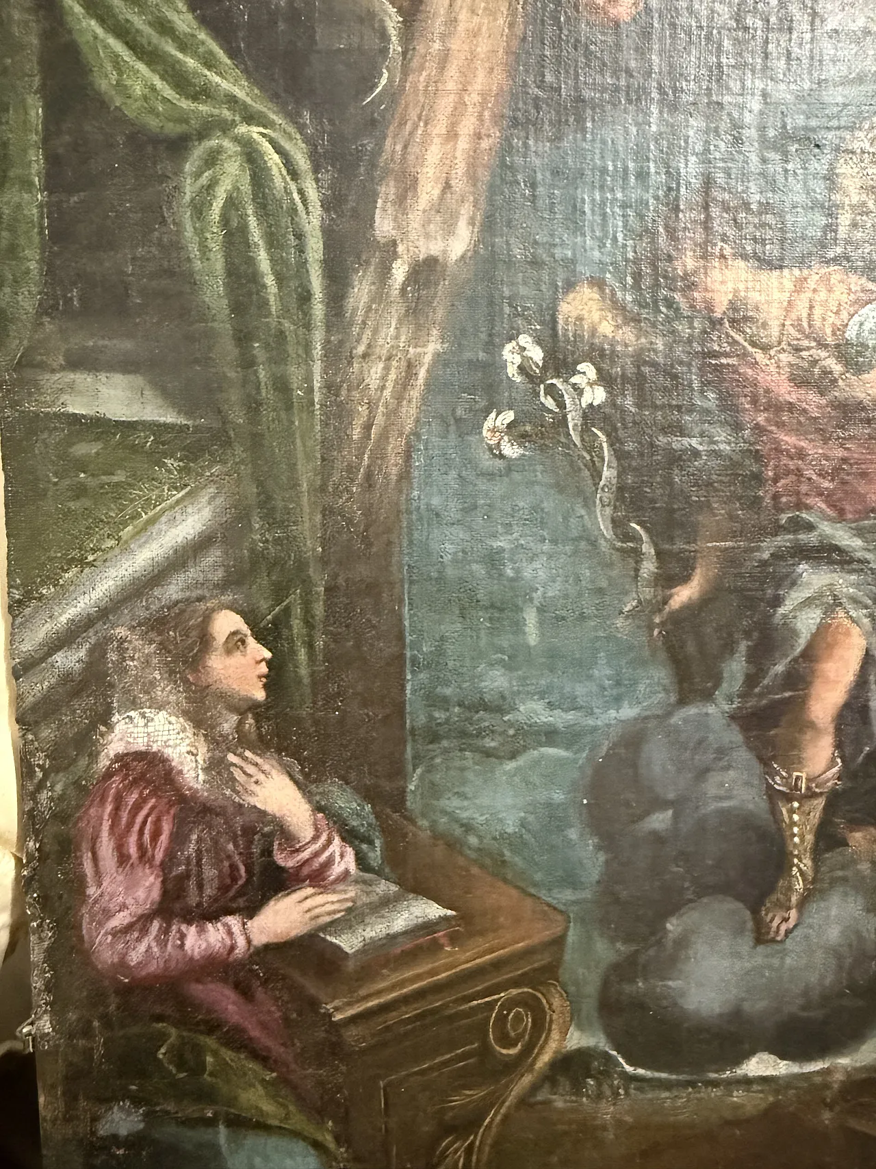 Sketch Announcement, for Altarpiece, oil on canvas, 17th century 8