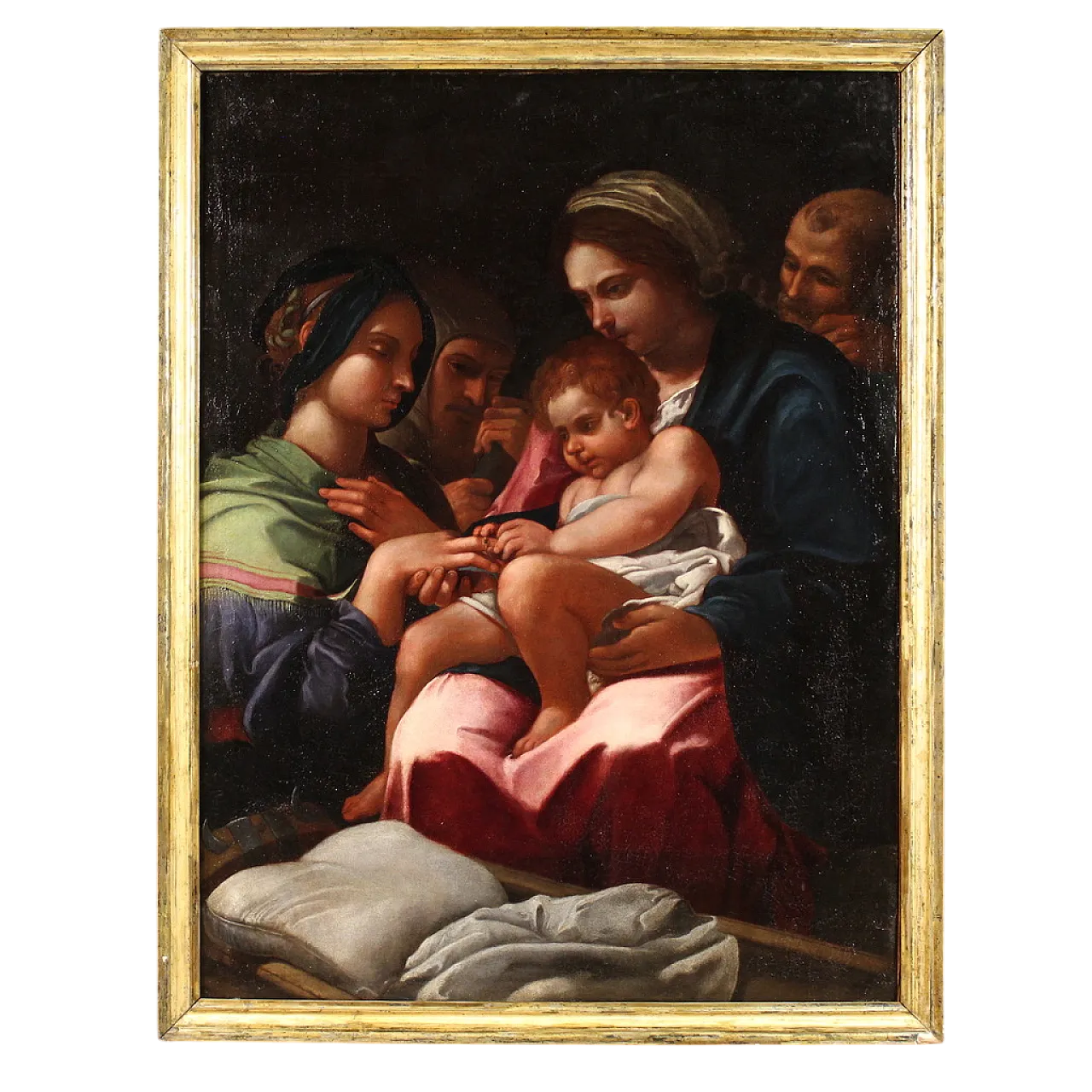 Italian painting, mystical marriage, 17th century 13