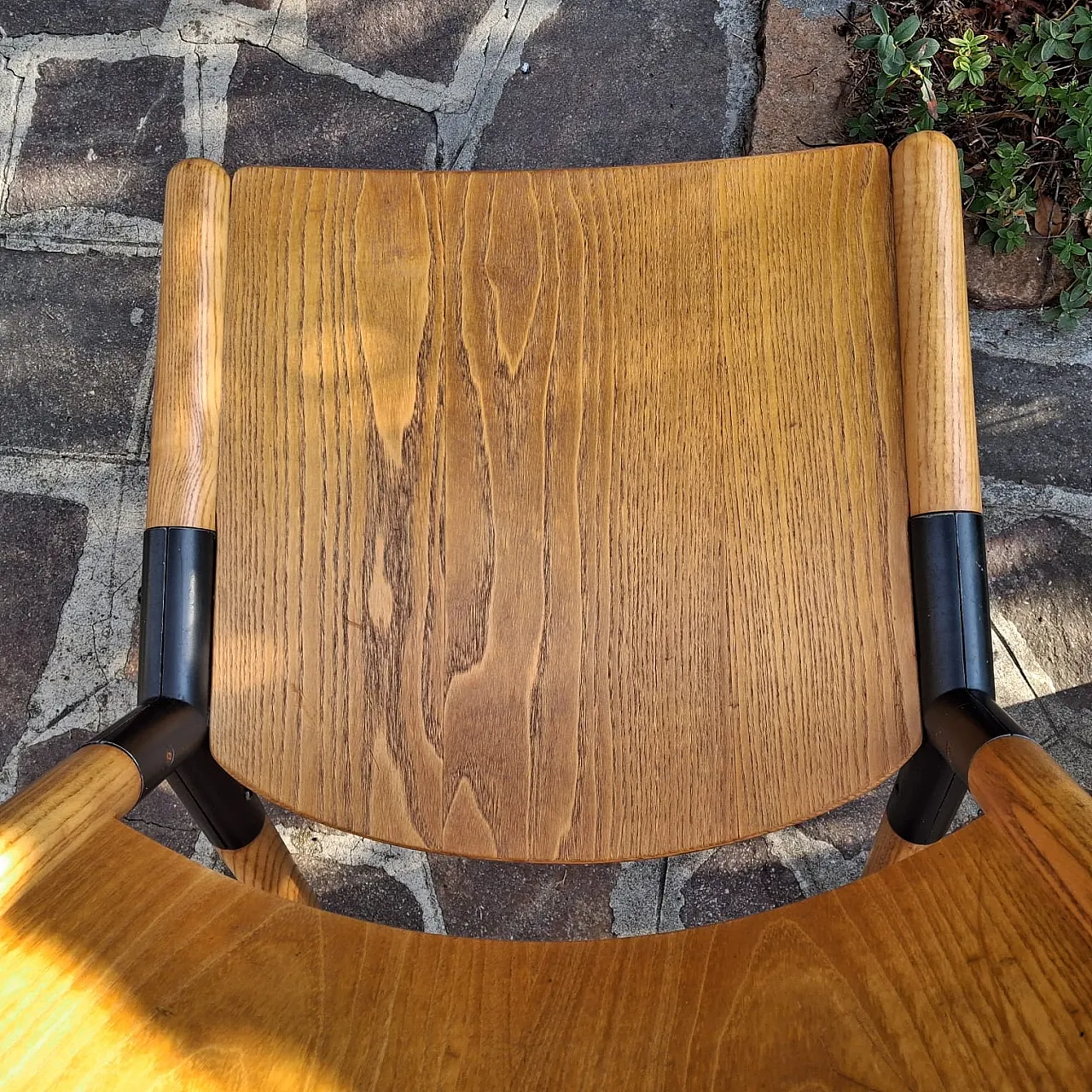 Coppia di Sedie Nodo di Mauro Pasquinelli per Tisettanta, anni '70 1