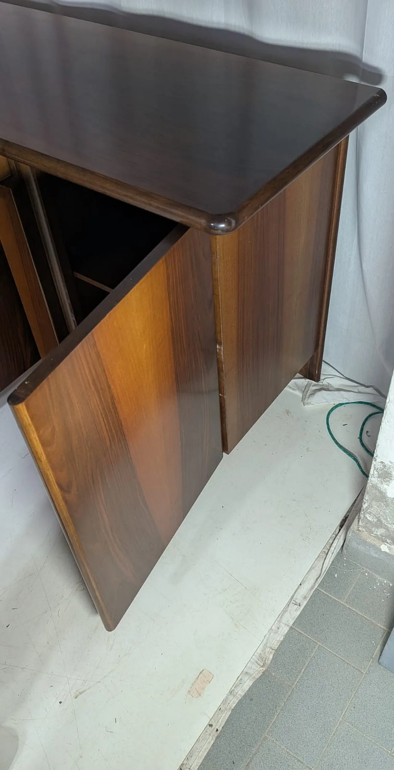 Walnut Sapporo Sideboard by Mario Marenco for Mobilgirgi, 70s 4