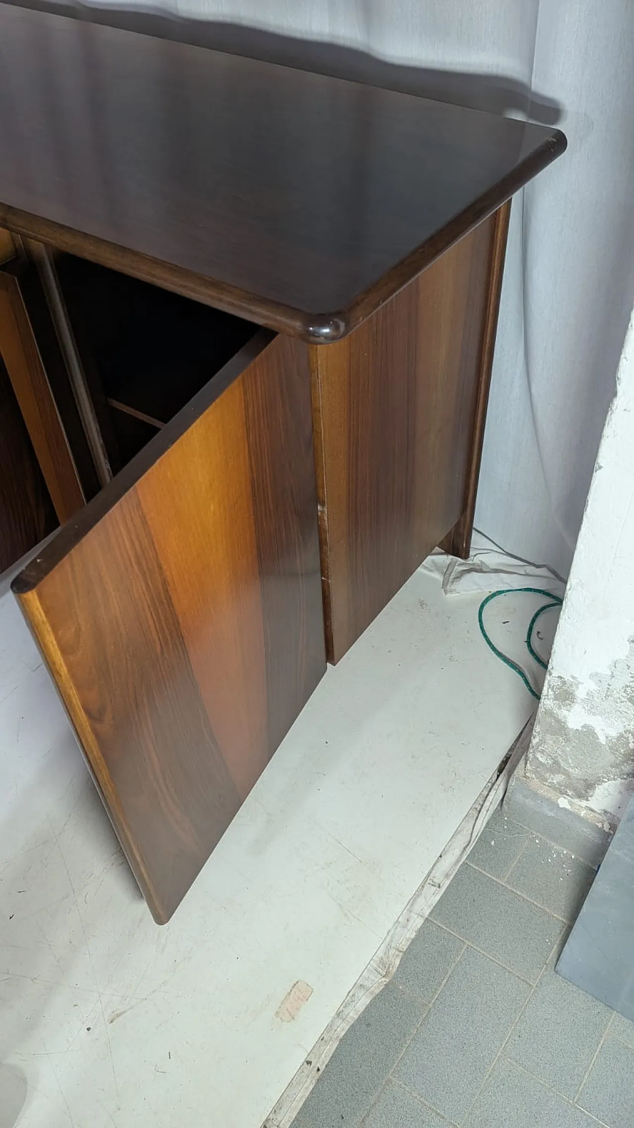 Walnut Sapporo Sideboard by Mario Marenco for Mobilgirgi, 70s 7