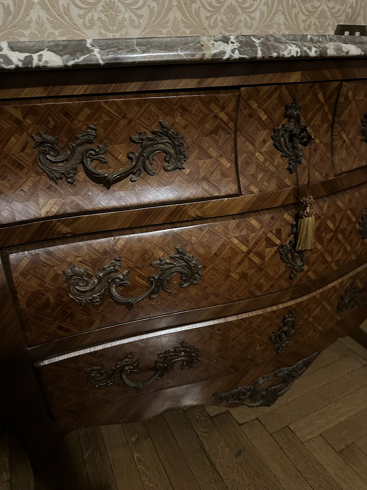 Cassettiera camera stile Luigi XV, '900 7