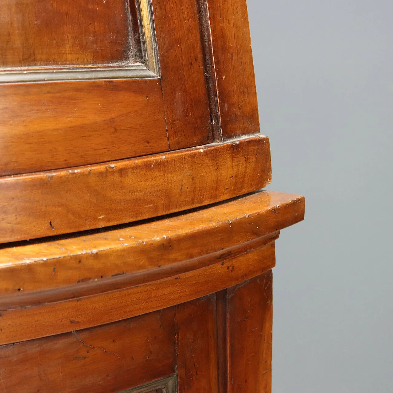 Walnut and brass corner cabinet, 19th century 10