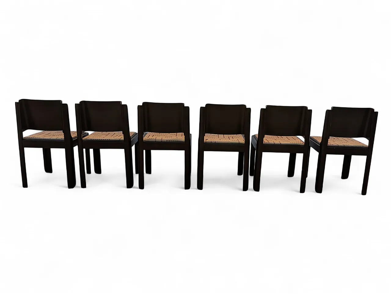 6 dining chairs in Postmodern design, 1980s 4