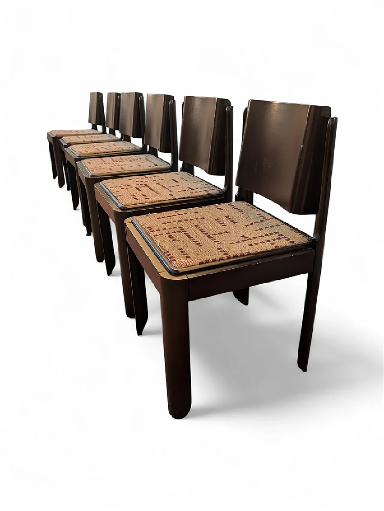 6 dining chairs in Postmodern design, 1980s 8