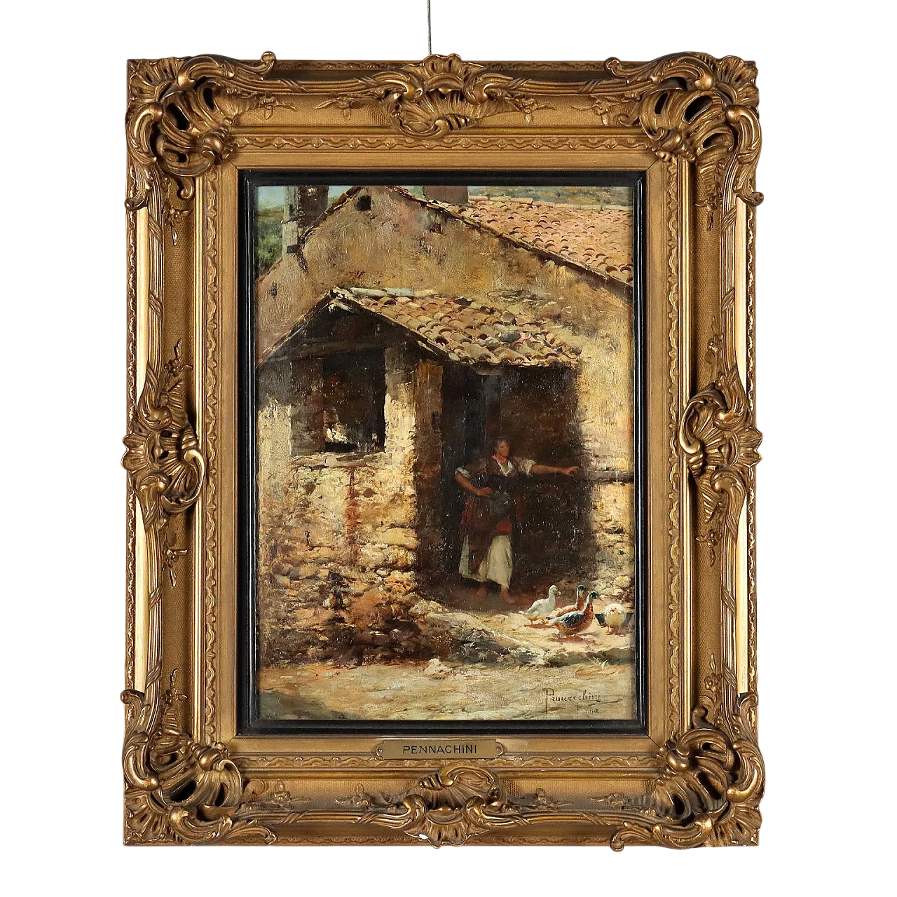 Domenico Pennacchini, olio su tavola, '800 11