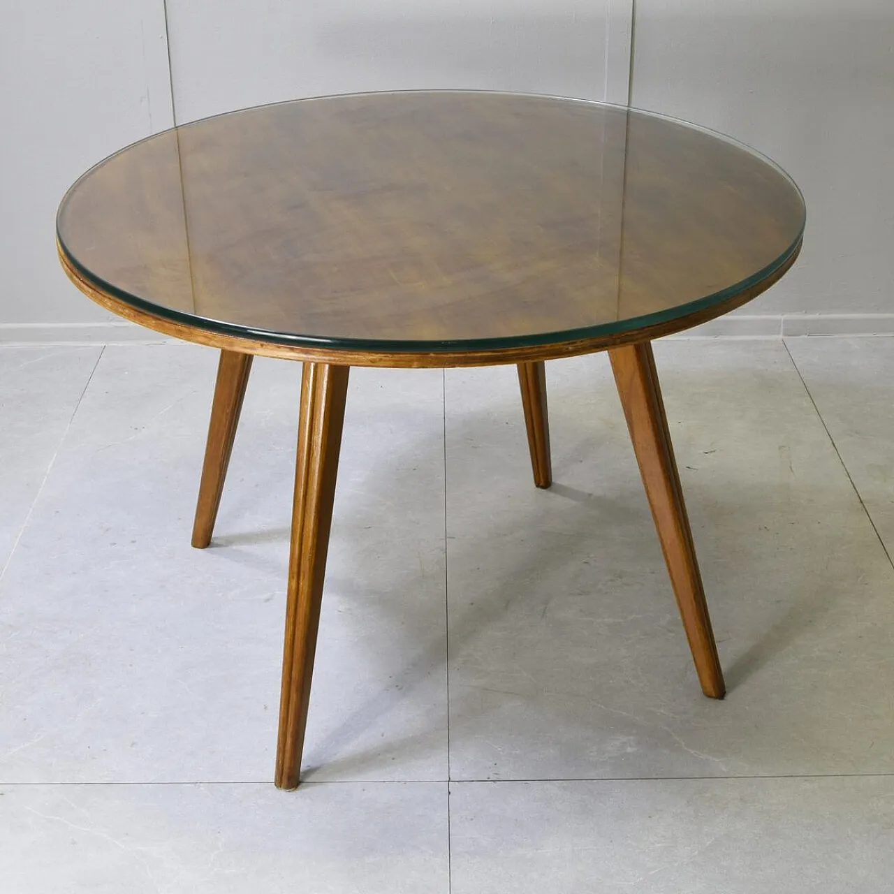 Round table in the style of Gio Ponti, 1960s 1