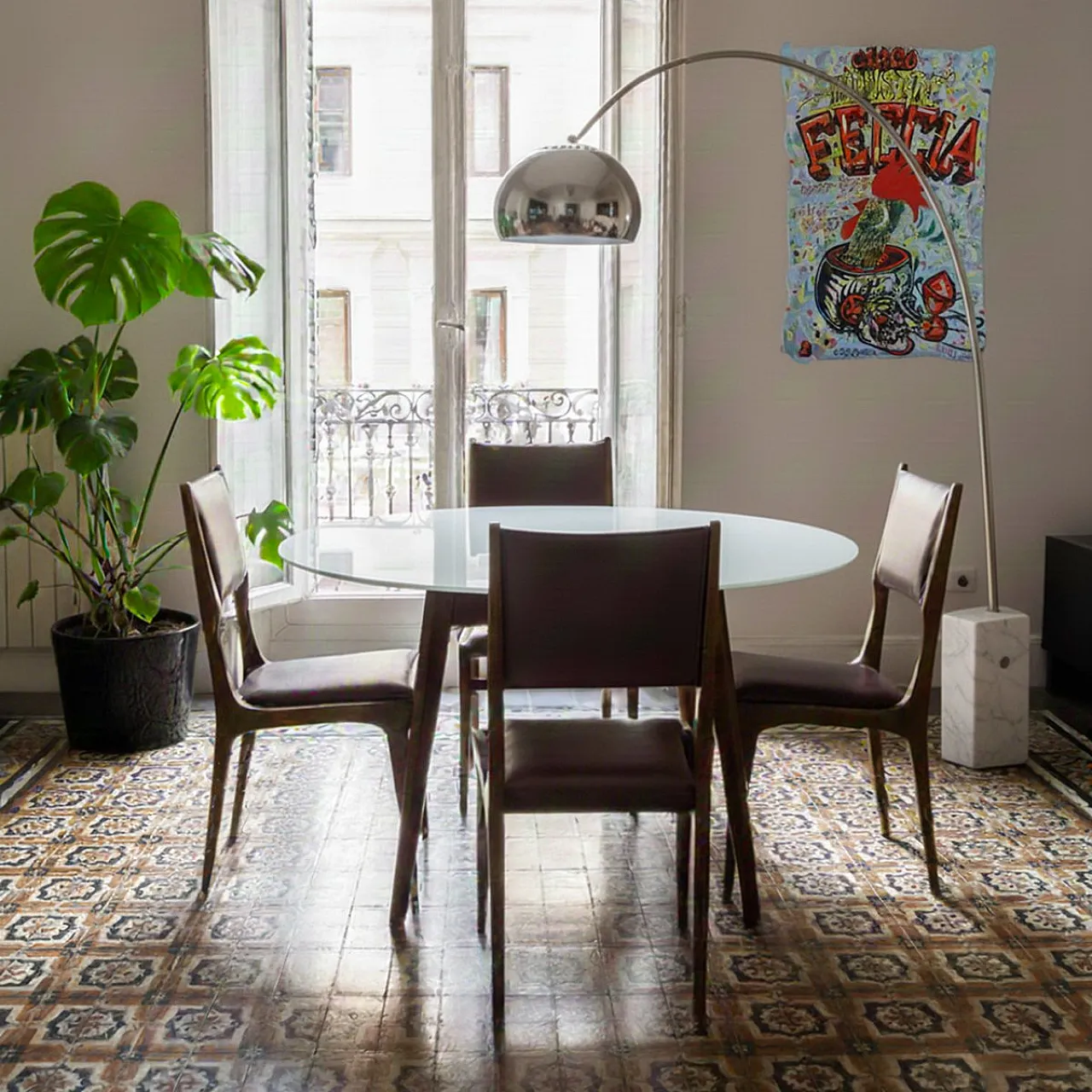 6 Chairs attributed to Carlo de Carli, 1950s 2