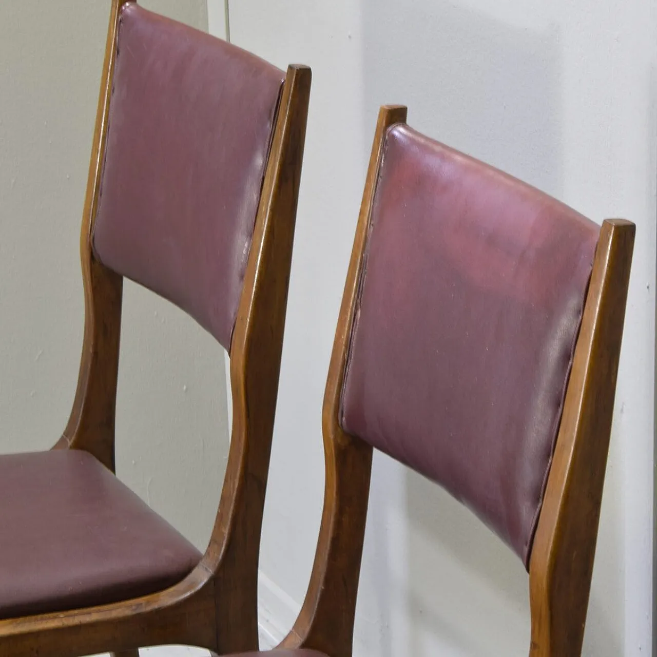 6 Chairs attributed to Carlo de Carli, 1950s 9