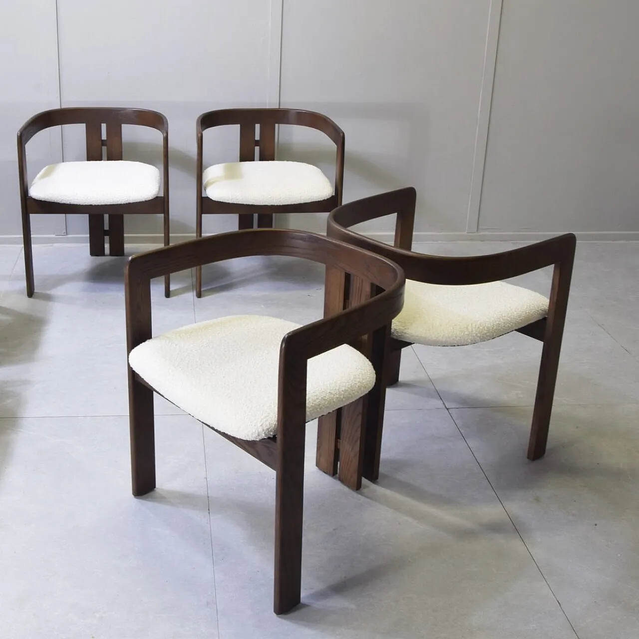 6 Sedie nello stile di Afra e Tobia Scarpa, anni '80 2