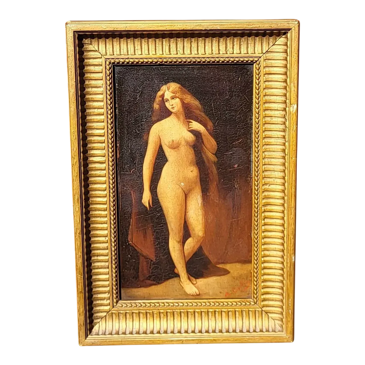 Dipinto a olio di nudo femminile, anni '20 6