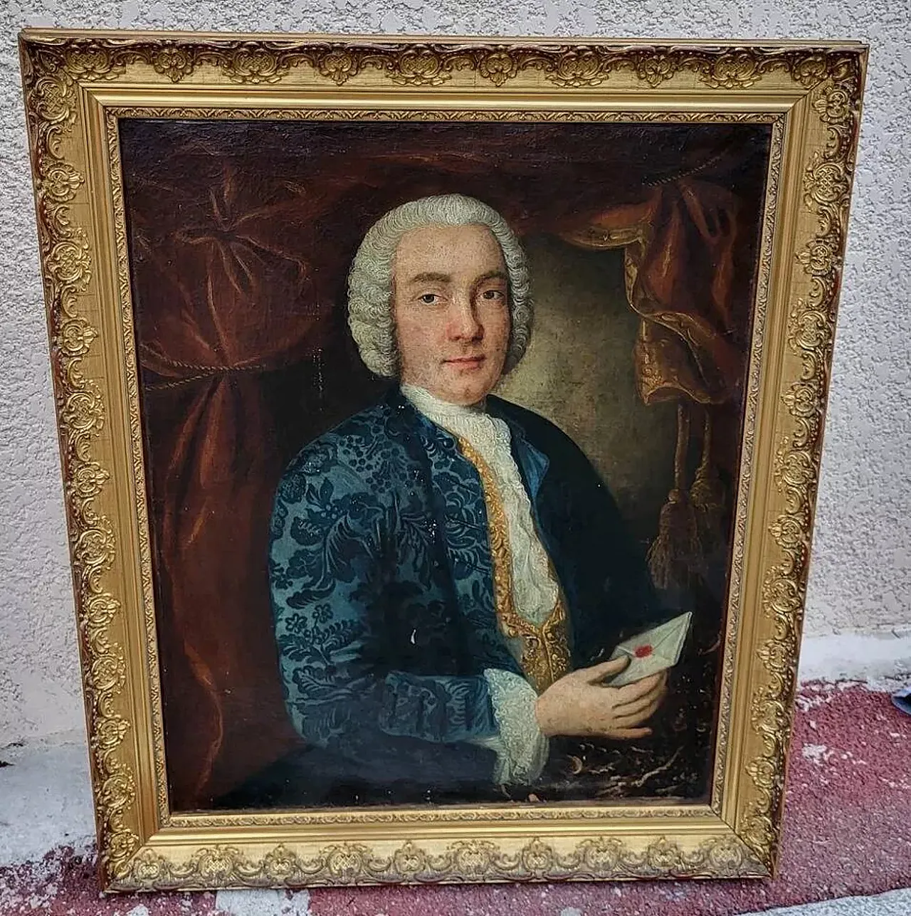 Portrait of a French aristocratic young man, oil painting,18th century 6