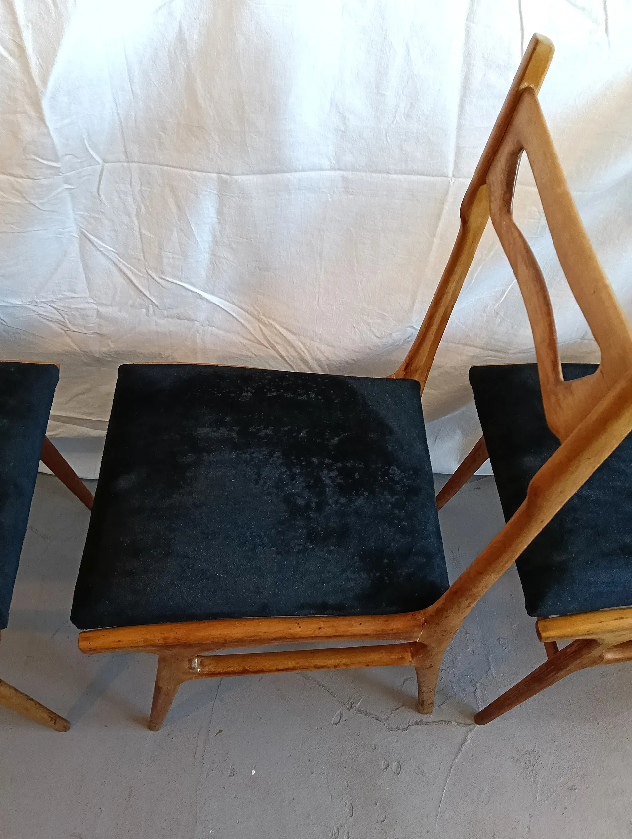 4 sedie nello stile Ico Parisi, anni '60 16