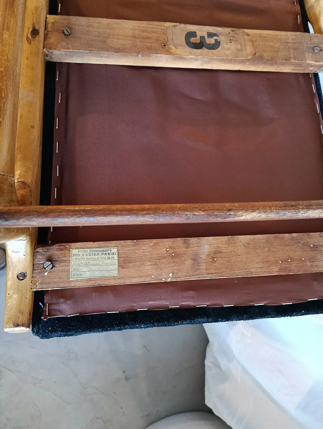 4 sedie nello stile Ico Parisi, anni '60 22