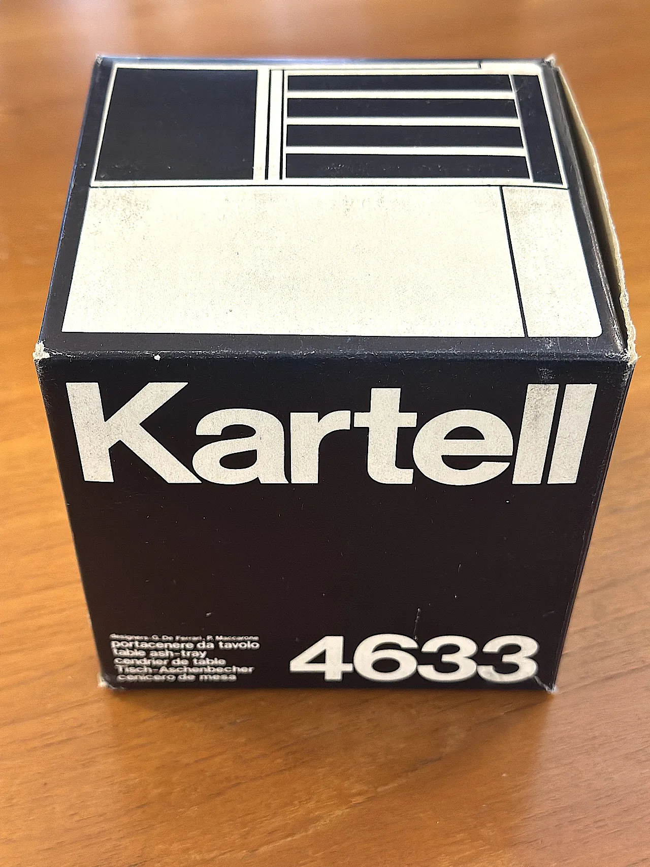 Ashtray Model 4633 by Kartell green, 1970s 5